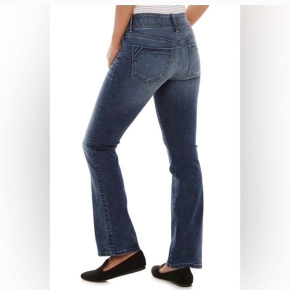NWT Apt 9 Book Cut Tummy Control Denim Jeans Size 8S - Picture 2 of 8